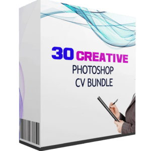 30 Creative Photoshop Resume CV Templates Bundle
